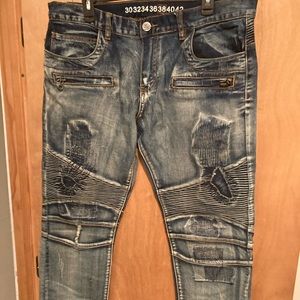 Denim House biker jeans